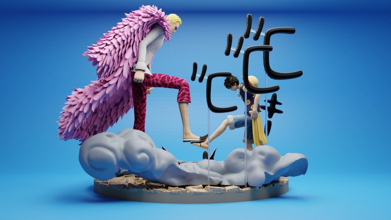 Luffy Vs Doflamingo Diorama