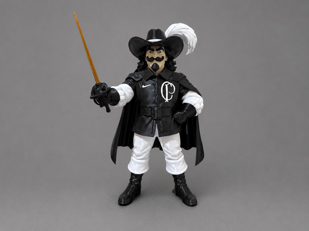 Mascote Do Corinthians Mosqueteiro 27 Cm (1)