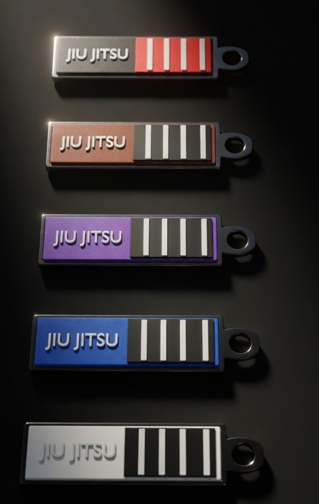 CHAVEIRO FAIXA JIU JITSU