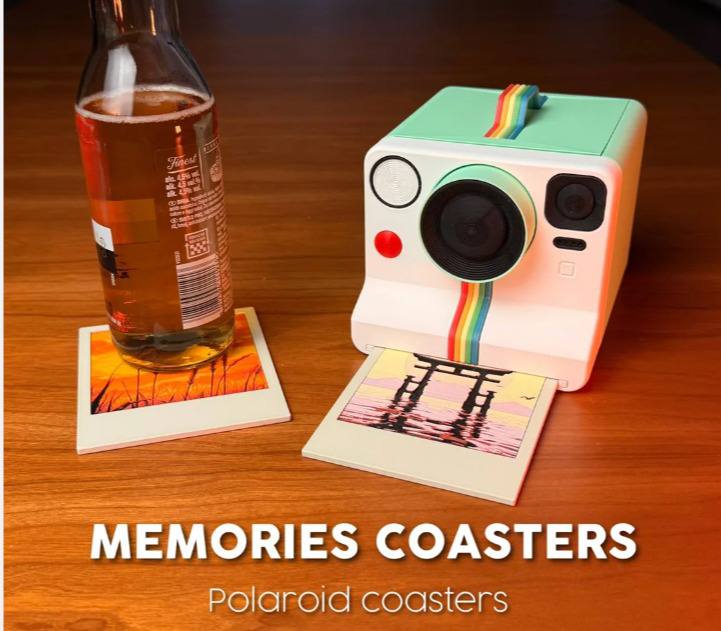 T Me - MEMORIES COASTERS POLAROID COASTERS