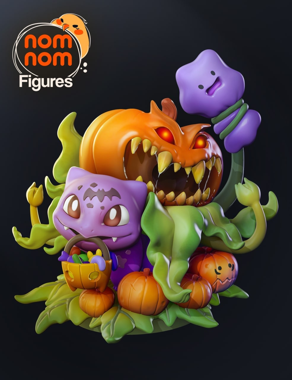Nomnom Figures - Bulbasaur Chibi - Pokemon