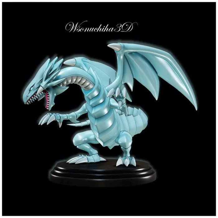 BLUE-EYES WHITE DRAGON FIGURE 2 - YUGIOH