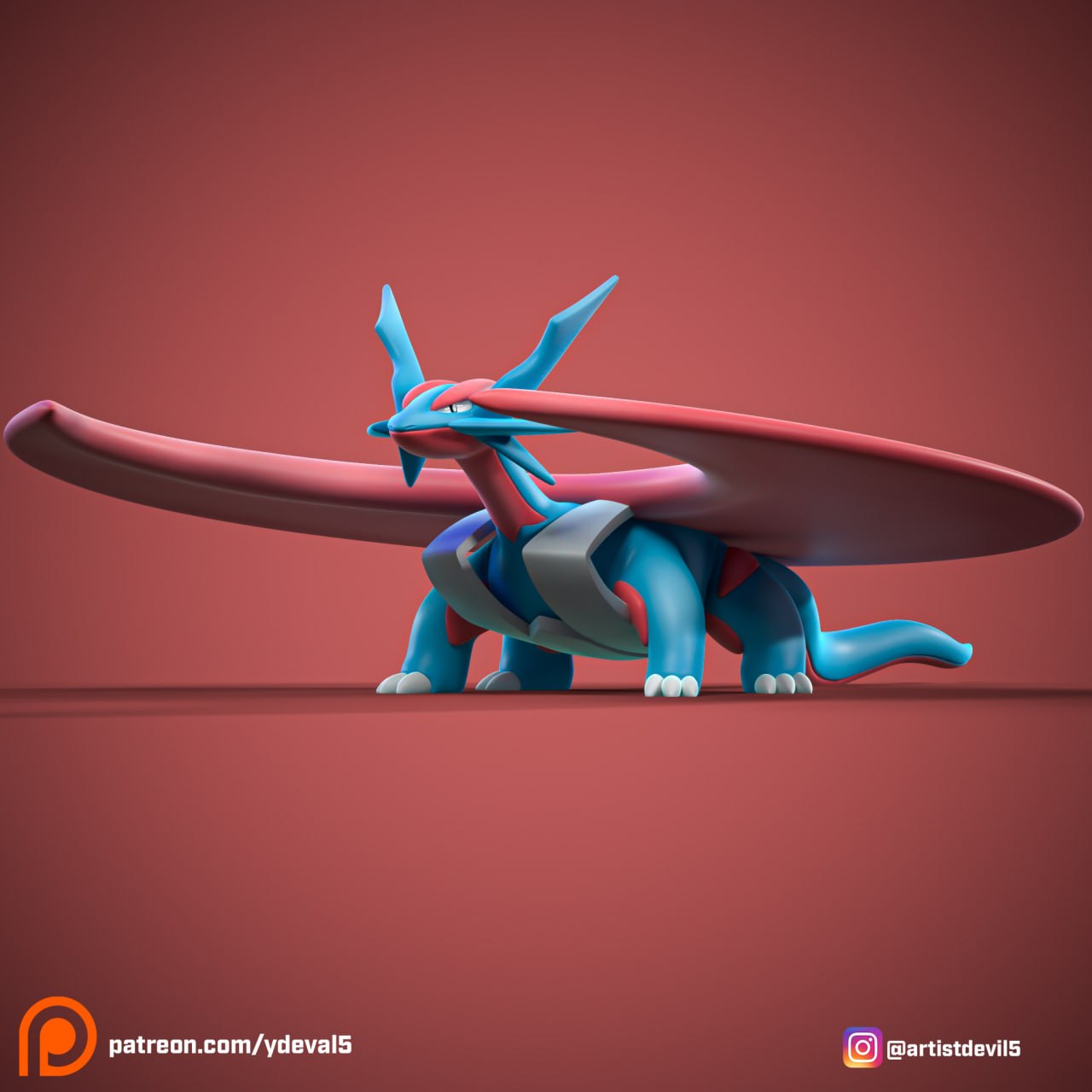 Ydeval - #373-M Mega Salamence
