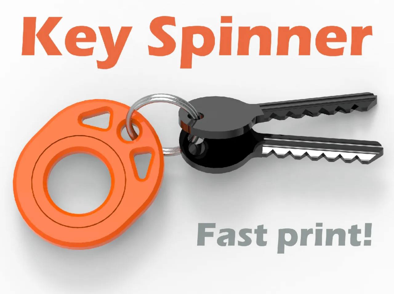 Keychain Spinner Vv Vcdesign