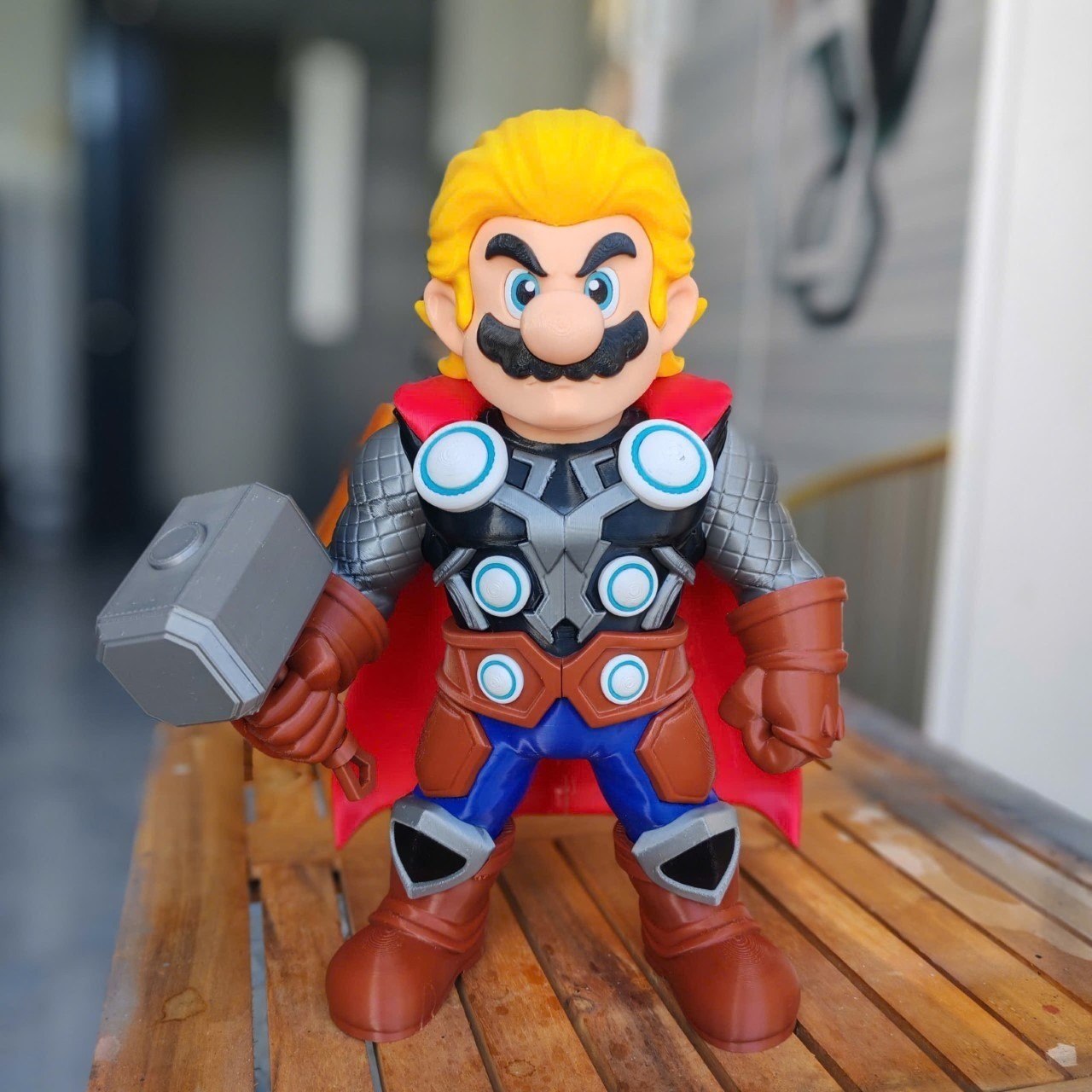 Thorio Mario X Thor Fusion Fan Art No Ams Multipart