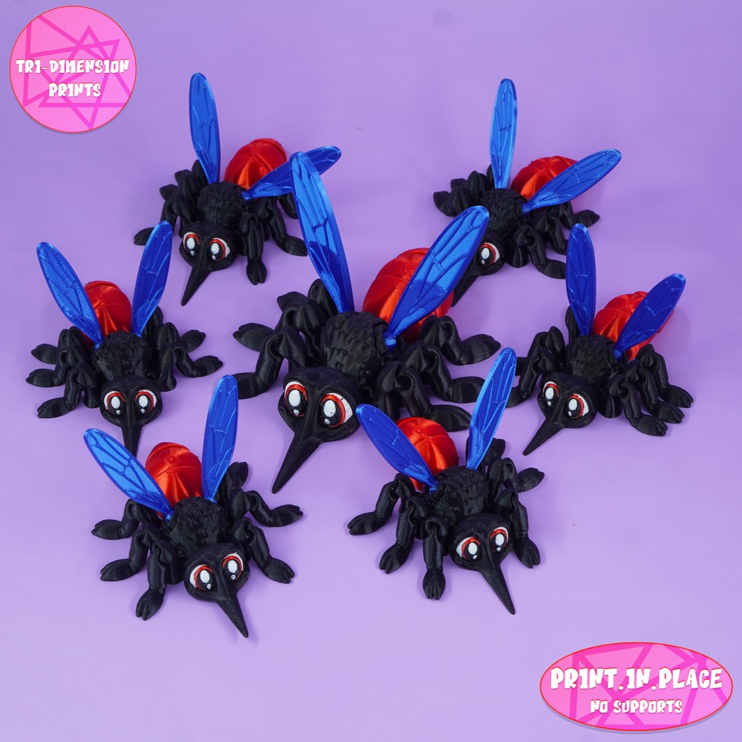 TRIDIMENSIONPRINTS FLEXI MOSQUITO PACKAGE