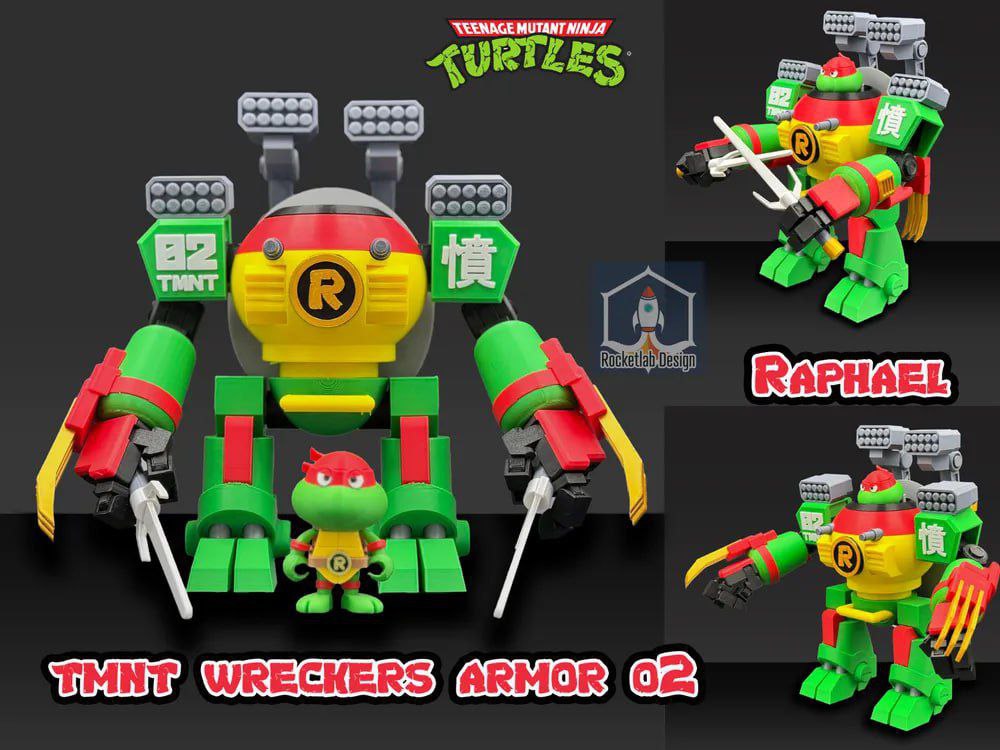 TMNT Wreckers Armor 02 - Raphael