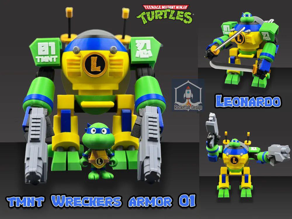 TMNT Wreckers Armor 01 - Leonardo