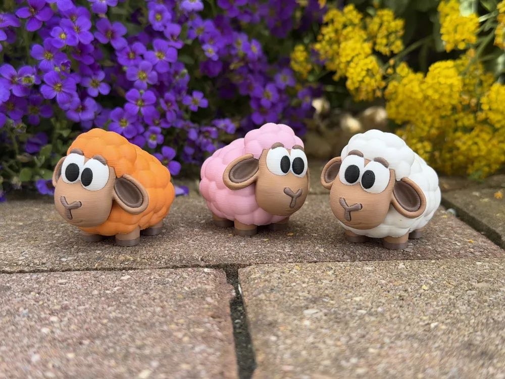 CuteSheep Multicolor4ColorBambuStudioH2D