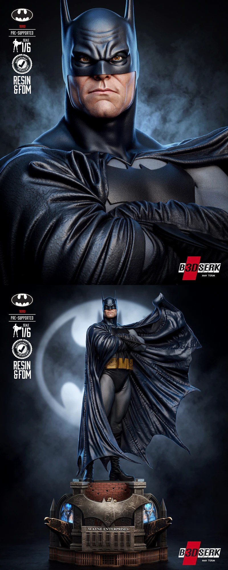B3dserk - Batman Kingdom Come Sculpture (Non Supported)