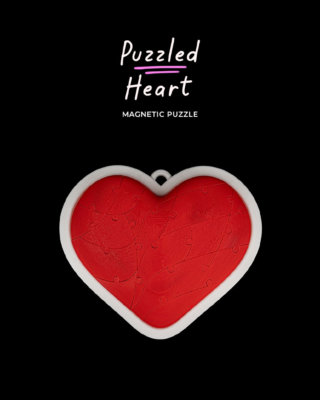 Puzzled Heart Magnetic Puzzle 2543662e77