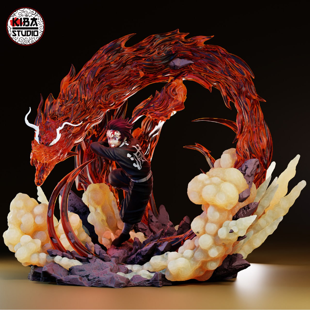 Tanjiro Kamado - Demon Slayer - Kiba Studio
