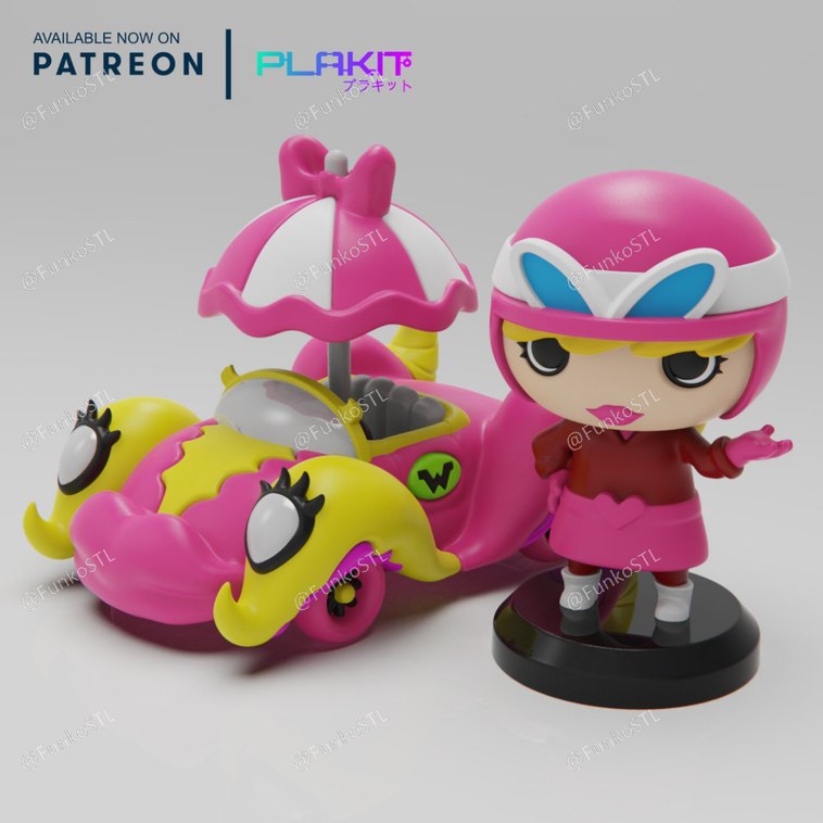 PlaKit WackyRaces PenelopePitstop