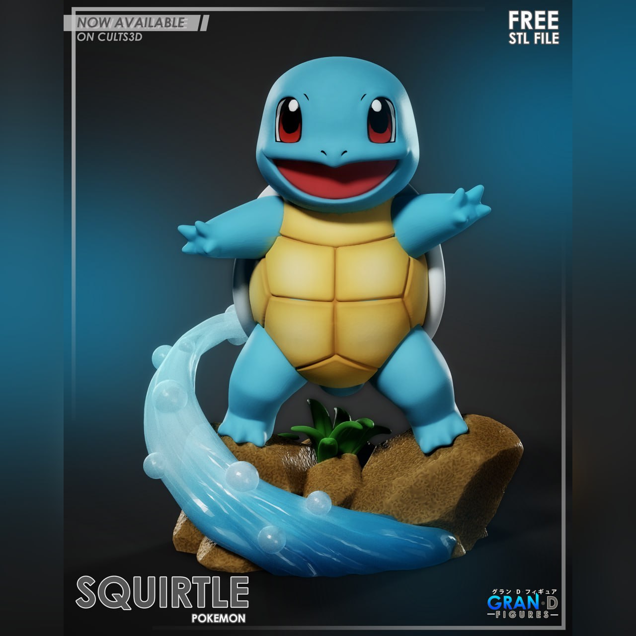 Gran D Figures Squirtle Pokemon T Me MOXOMOR Aka