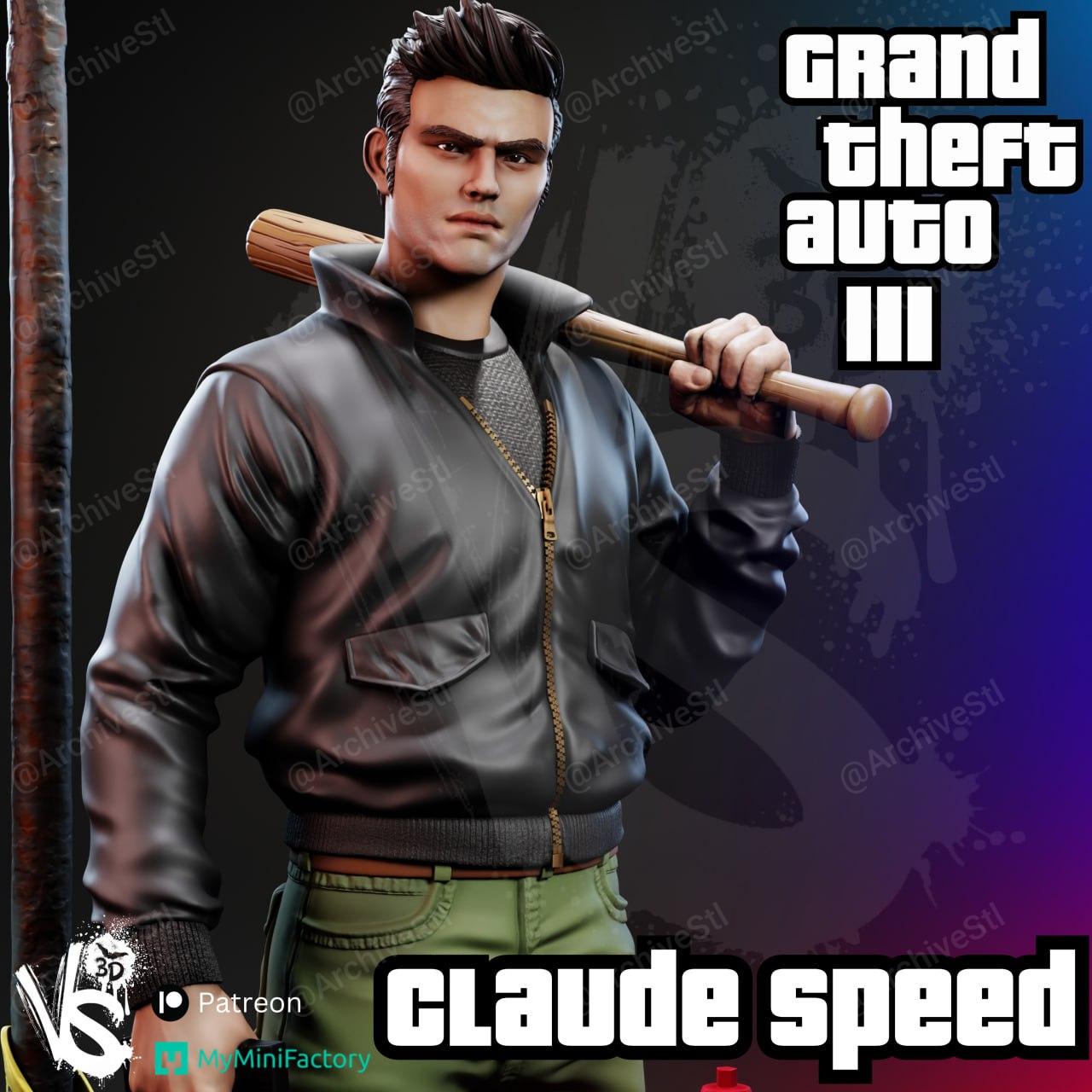 VS3D Grand Theft Auto 3 Claude Speed