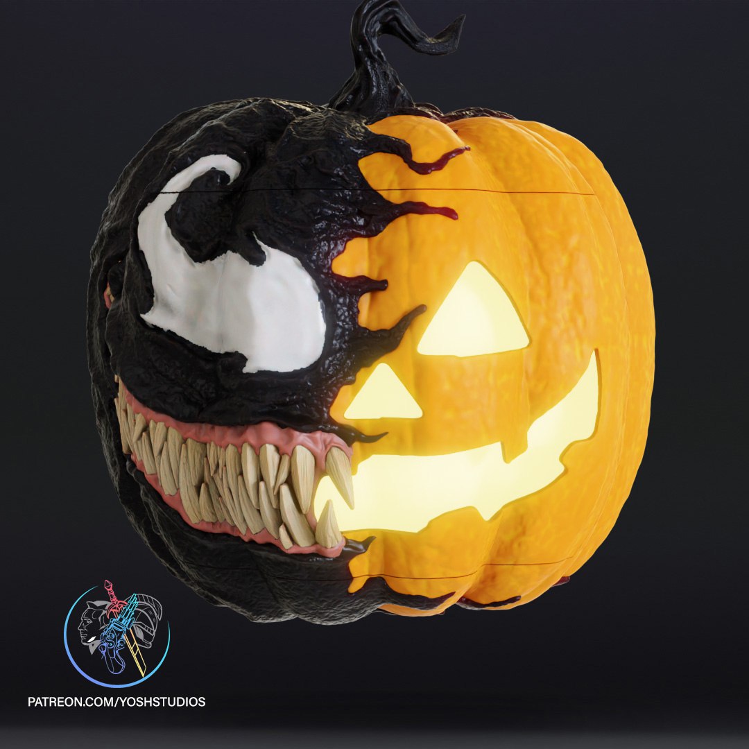 YoshStudios Wearable Pumpkin Head