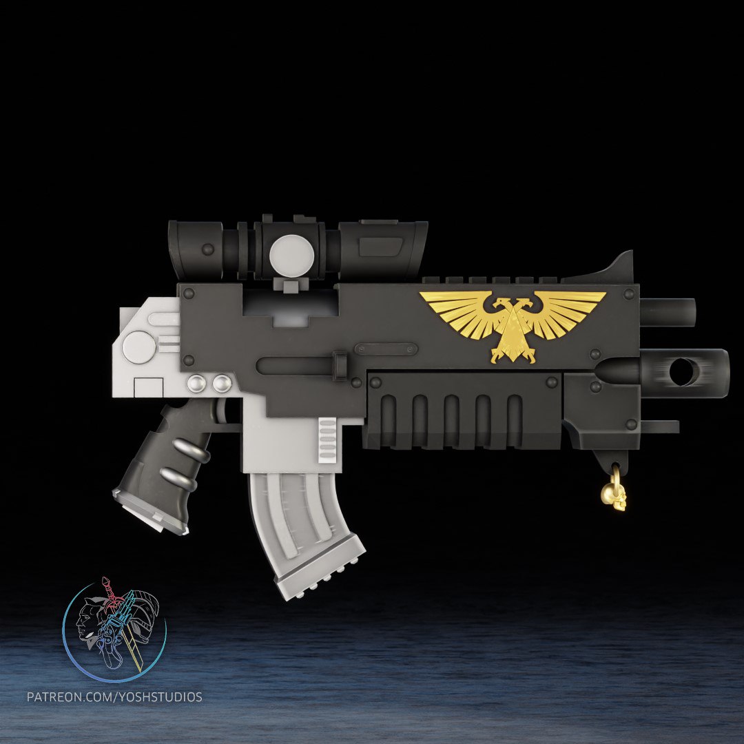 Yoshstudios - Bolter Rifle Space Marine