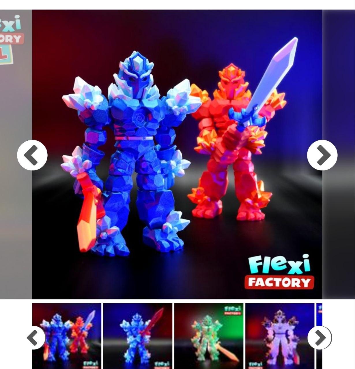 Flexi Factory Crystal Warrior