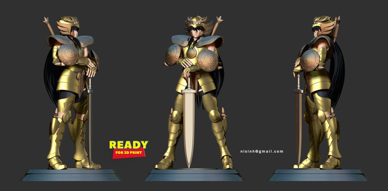 Shiryu Saint Seiya STL
