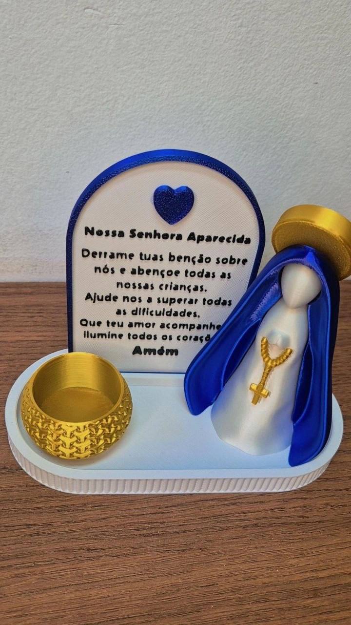 Kit Nossa Senhora Com Placa Completo