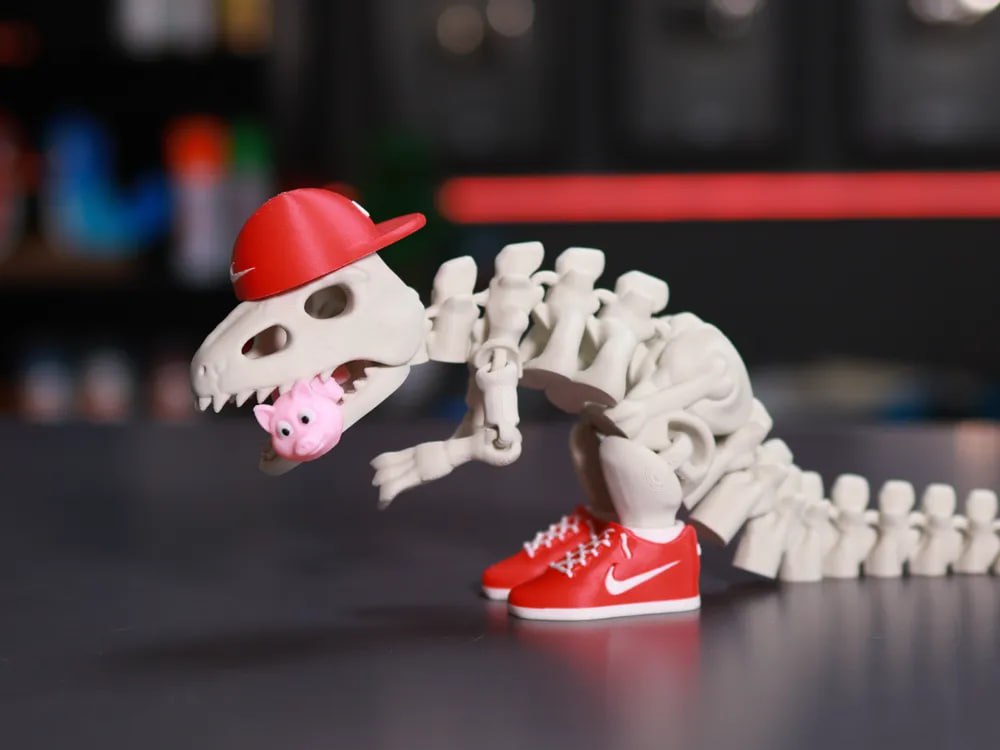 Flexi Dino Skeleton In Urban Vibes Kleidung Rex