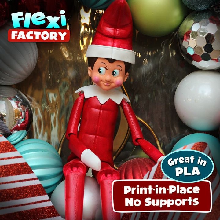 Articulated Flex IFactory - ELF - CUTE FLEXI PRINT-IN-PLACE
