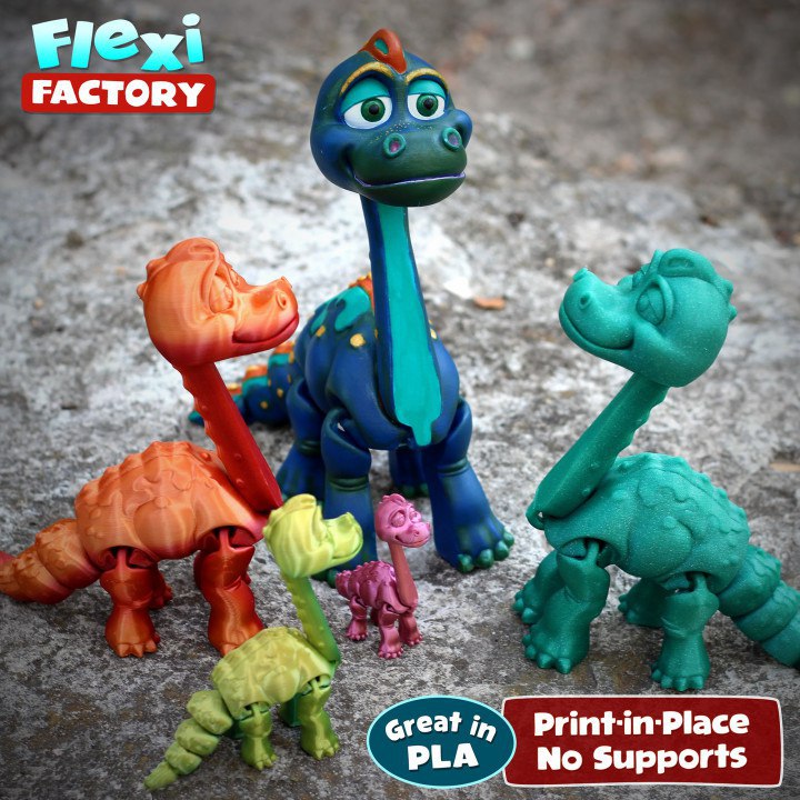 Flexi Brachiosaurus All Updated