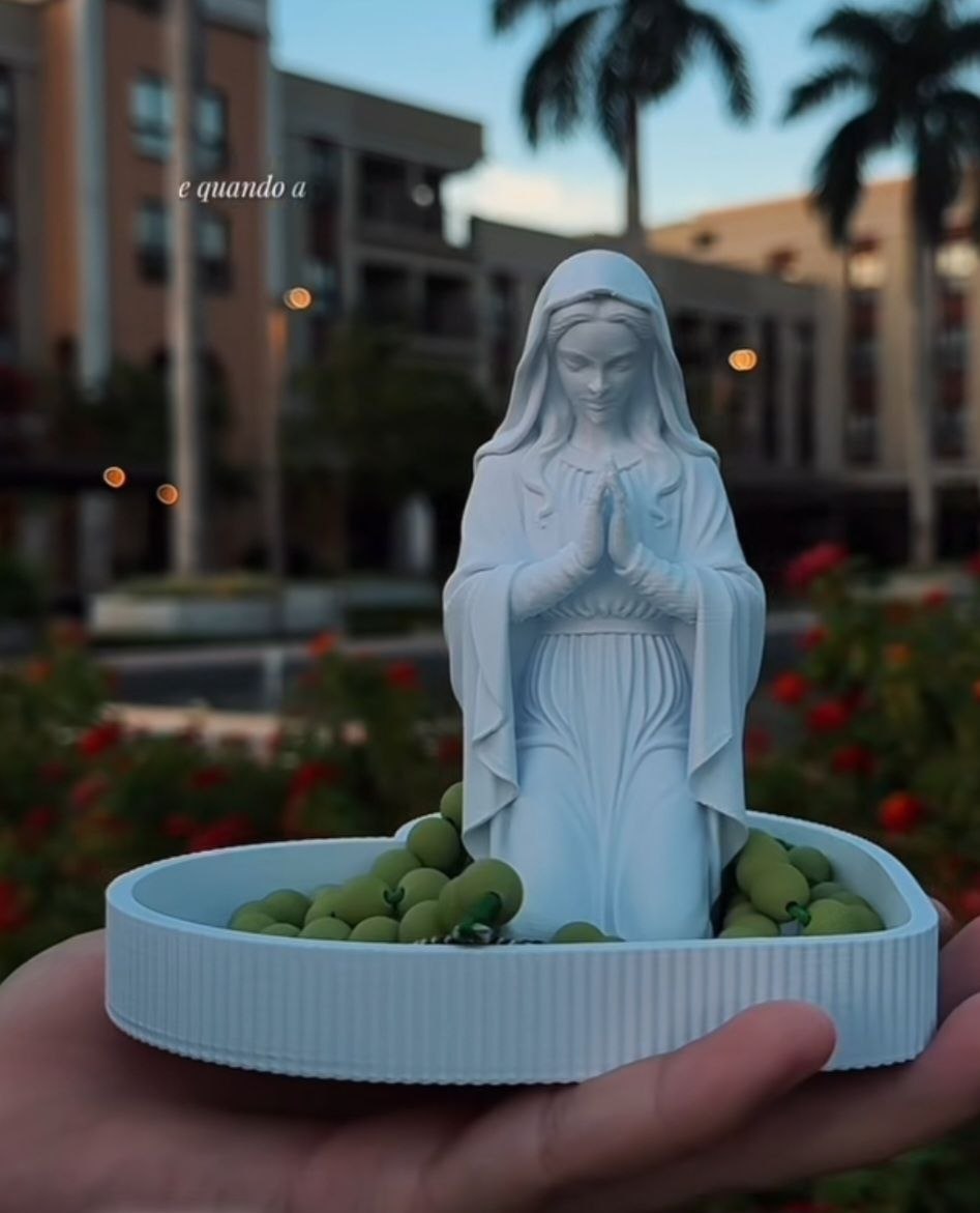 Virgin Mary Statue - Religious Decor Gift