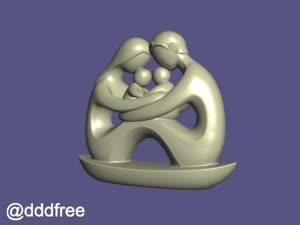 Escultura Familia