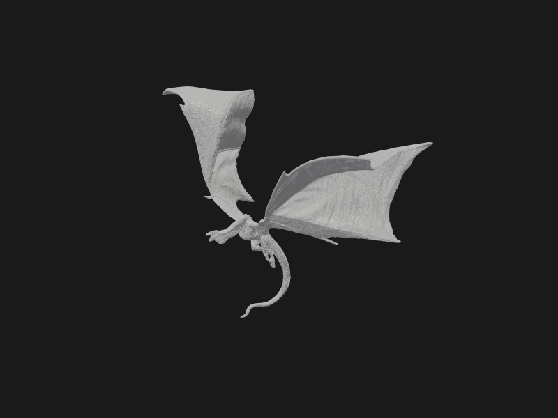 Gambody - Vhagar Dragon - SLS Flying Pose 1
