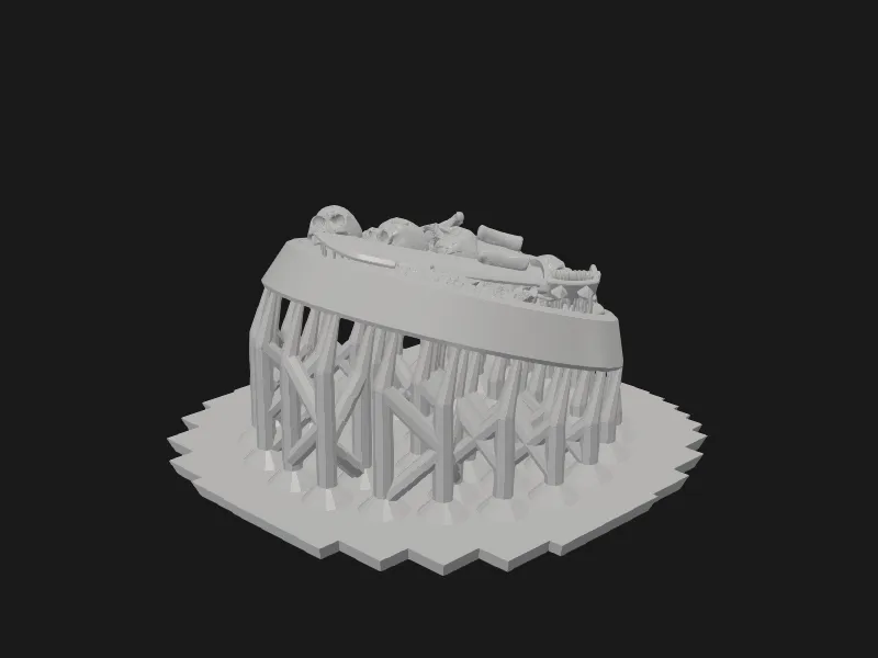 1154 Skeleton Pirate