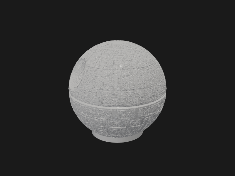 Death Star Lamp - Ikea Fado 17cm