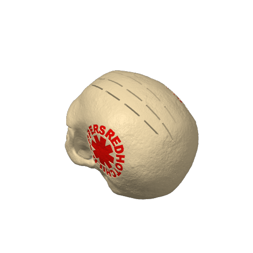 Hex3D ChilliPeppersSkullPickHolder