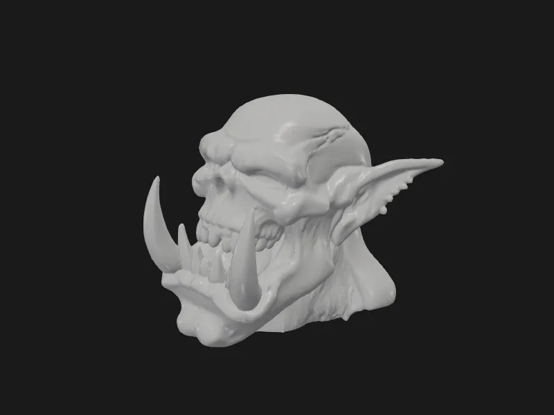Ogre-Skull-Miniature-Model Files