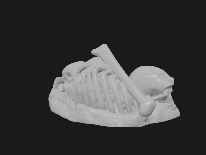 STL Miniatures - Fantasy Props - Bone Piles -