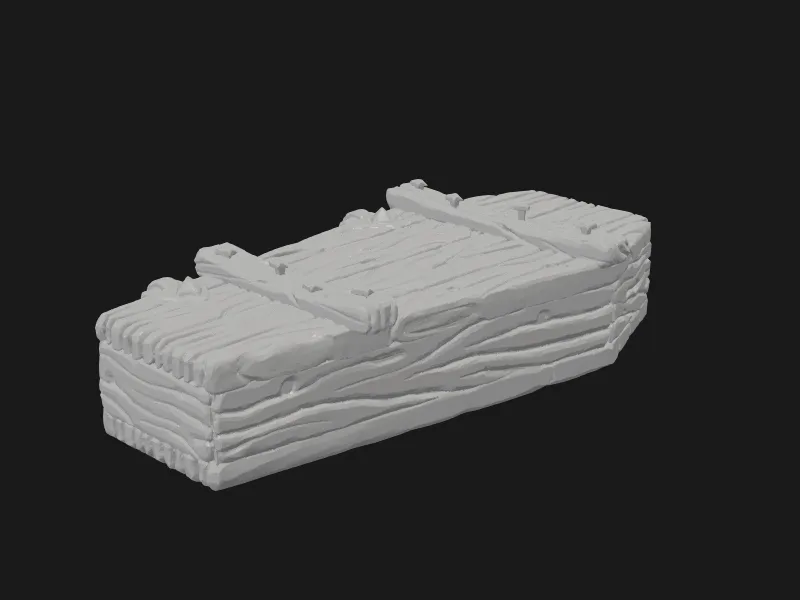 STL Miniatures - Fantasy Props - Cofins -