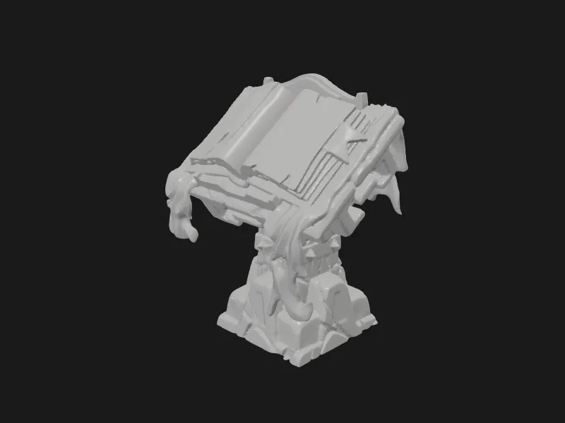 STL Miniatures Fantasy Props Summoning Pedestal