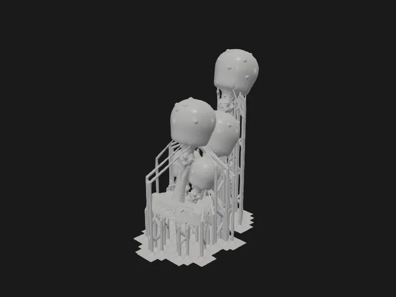 Candy Mushrooms, Terrain