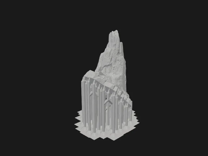 Martian Cliffs, Rock-Stone-Jagged, Terrain