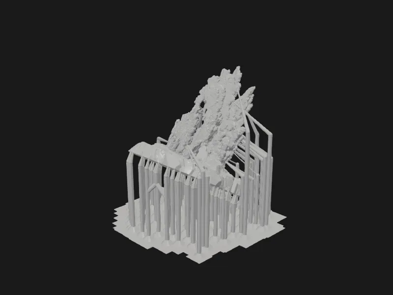 Neptunian Rocks, Stalagmites, Terrain