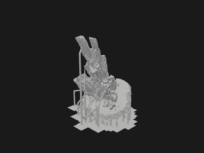 Parasite Stalagmites, Rock,Cave, Terrain