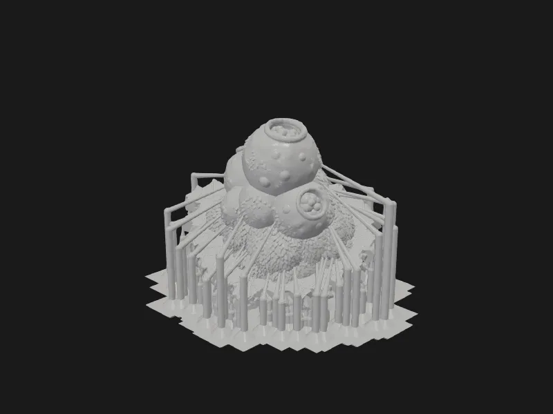 Sci Fi Plants, Alien-Bulb-Flowers, Terrain