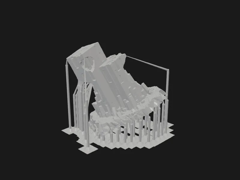 Scifi Ruins ,Rock-Stone, Obelisk,Crystal, Terrain
