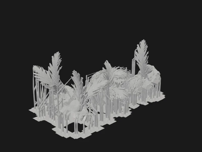 Venusian Ferns, Plants, Terrain