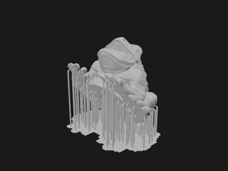 Printed Encounter -Giant Toad-Pre-Supported